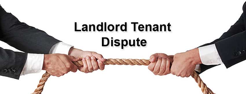 Landlord and tenant Dispute